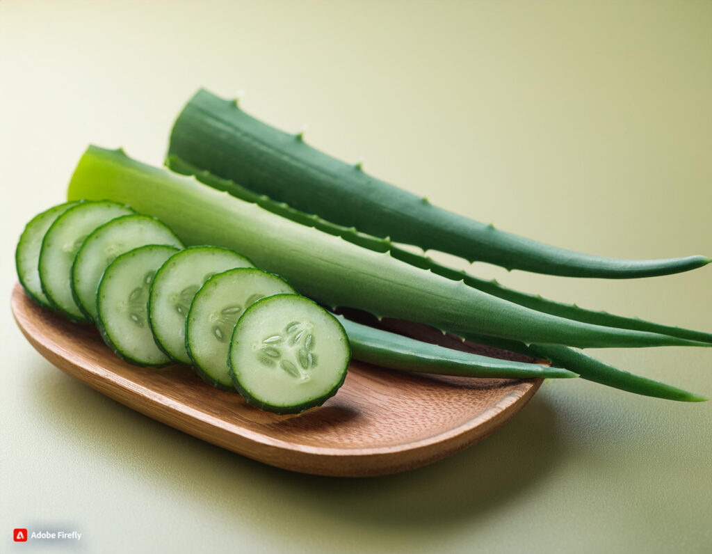 Cucumber and aloe vera