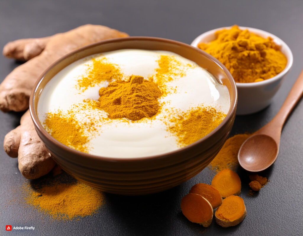 turmeric and yogurt